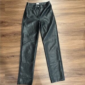 Wilfred faux leather pants